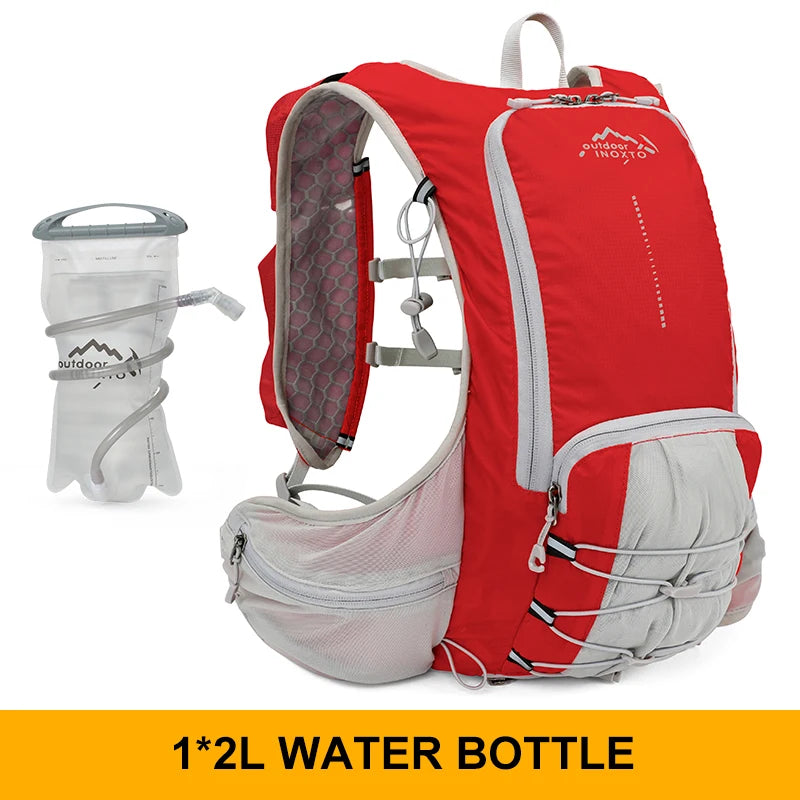 INOXTO lightweight men's and women's hydration backpack 15L, cycling backpack, off-road motorcycle mountaineering trail running