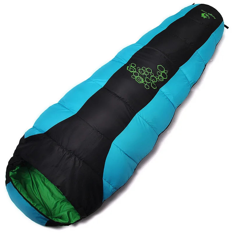Jungle King CY0901 Thickening Fill Four Holes Cotton Sleeping Bags Fit for Winter Thermal 4 Kinds of Thickness Camping Travel