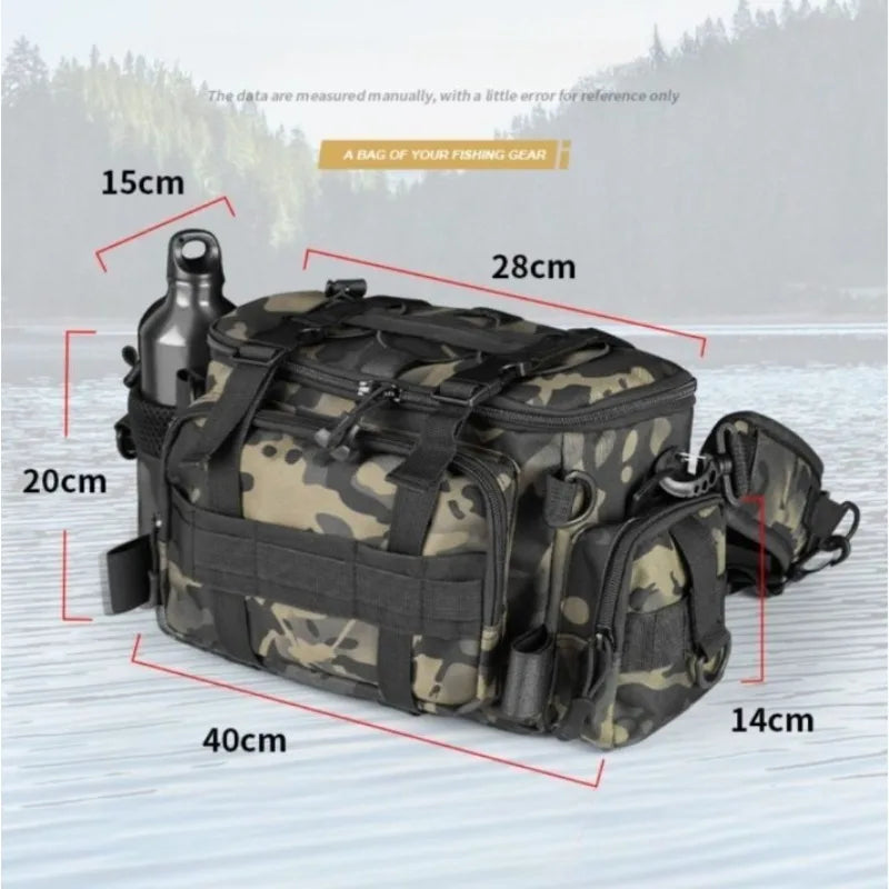 Fishing Tackle, Shoulder Bag, Storage Bag, Portable Fishing Rod Holder, Outdoor Sports Bag, Flying Fishing