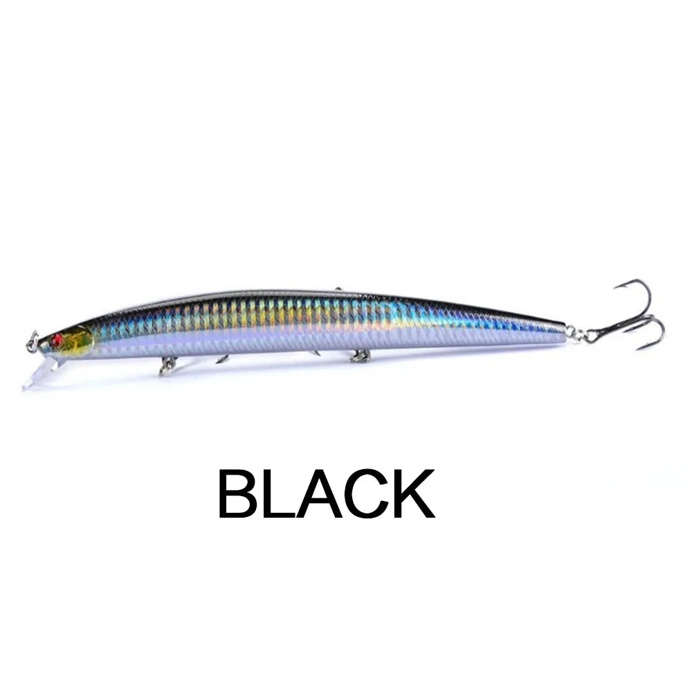 FLYSAND Fishing Lures Fishing Hard Bait Crankbaits Isca Artificial Pesca Sea Wobbler Swimming Baits Big Laser Minnow 18cm/24g