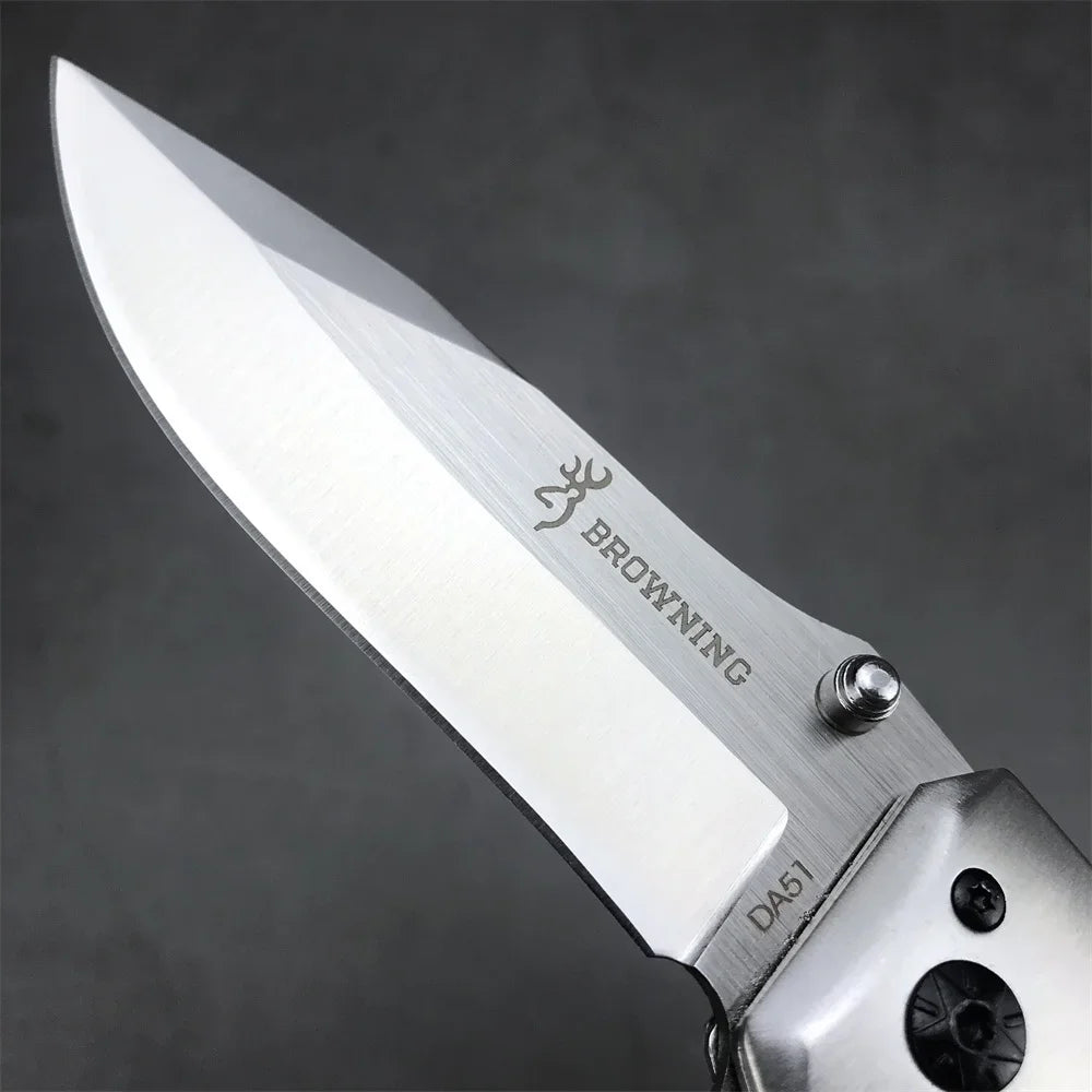 Outdoor Portable Folding Knife for Men High Hardness Survival Military Tactical Pocket Knives for Camping and Fishing