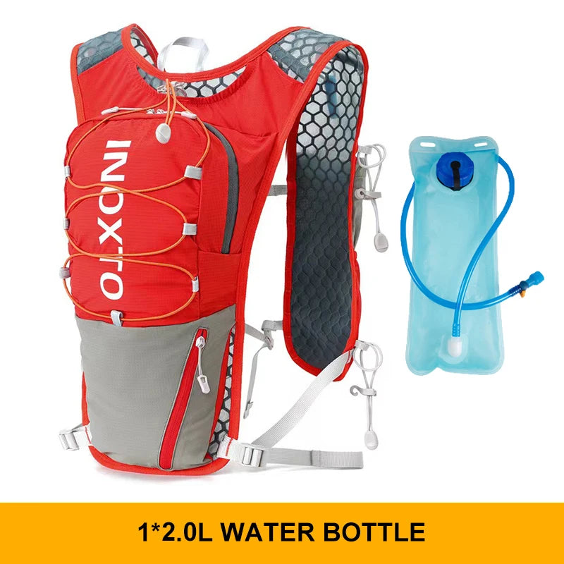 INOXTO 5L Lightweight Running Backpack Hydration Vest Running Bag Suitable for Bicycle Marathon Hiking Ultra-light and Portable