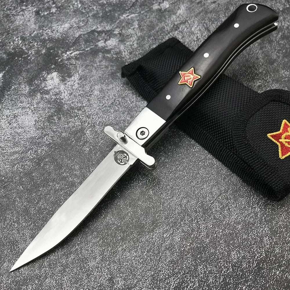 Russian Nkvd Ussr Finka NKVD Outdoor Survival Hunting Knives Camping Fixed Blade Straight Tactical Knifes Camping EDC Knife Gift
