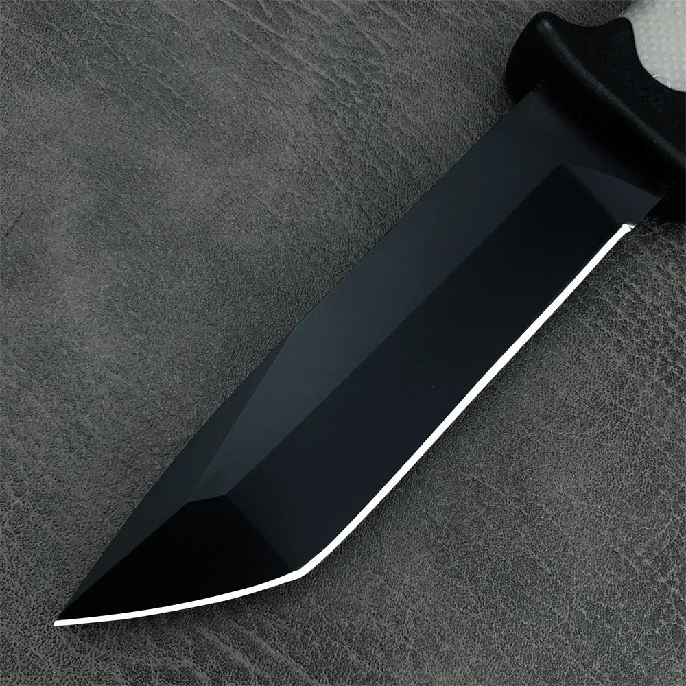 Gobo BG-9 Hunting Tactics Survival Mountaineering Rubber Handle Camping Cutting Defense Tool Gift Fixed Knife Tactical Sheath