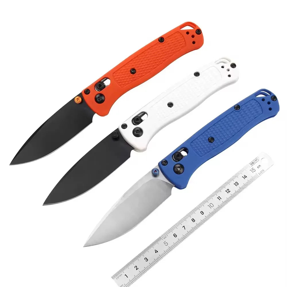BM 535 Pocket Folding Knife 440C Blade Nylon Fiber Handle EDC Outdoor Camping Hunting Multitool Utility Hiking Survival Knives