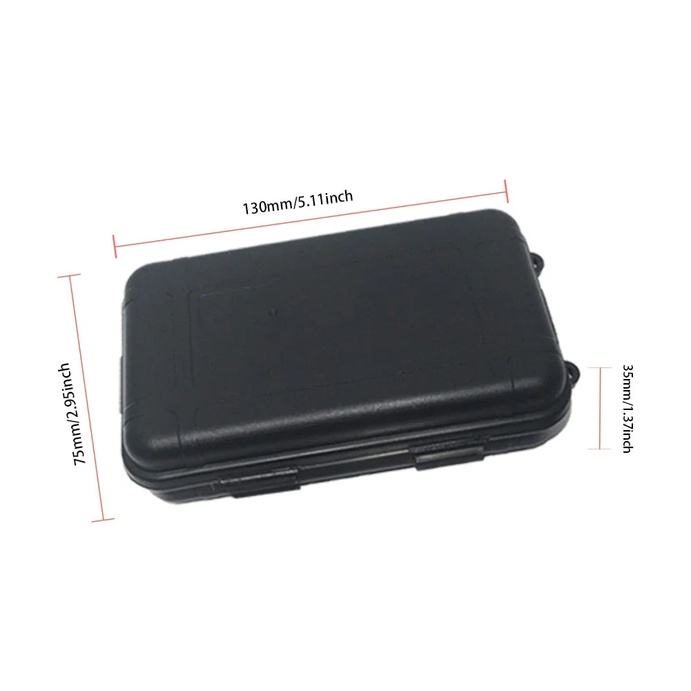 Outdoor Survival Box Container Portable Plastic Survival Case Waterproof Shockproof for Camping Hiking Boating