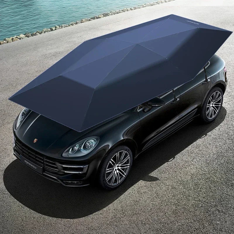 Car Roof Sun Umbrella Car Roof Cloth Dustproof And Uv Resistant Outdoor Waterproof Folded Portable Canopy Cover New