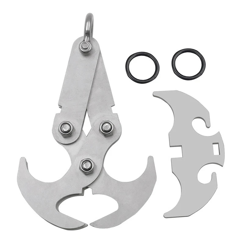 Survival Claw Multi-functional Stainless Steel Hook Portable Outdoor Camping Trekking Climbing Folding Tool Gravity Hook