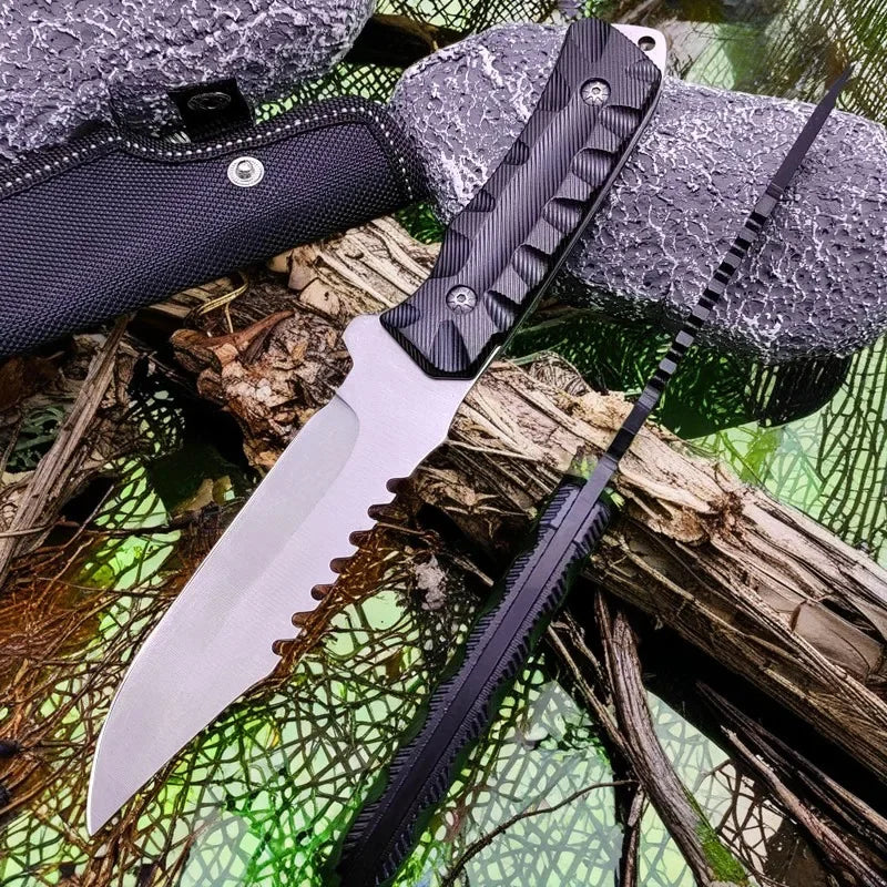 Outdoor Survival Knife Outdoor Survival Knife Camping Self-defense Tactics Survival Knife Portable Tactical Straight Knife