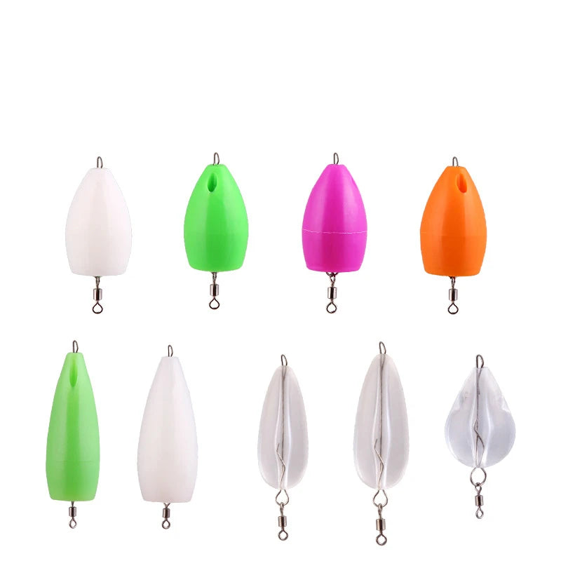 2pcs/Set Sinking/Floating Fishing Lure Long Casting Thrower Shot Assistant Tackle Fly Fishing Lures Accessories Peche Pesca