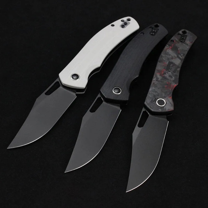 G0041 Pocket Folding Camping Knife 14C28N Blade G10 Handle Survival Hunting Tactical Knives Outdoor Mini Utility Fruit EDC Tools