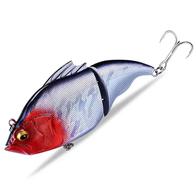 Pike Fishing Vatalion 115mm Vibration Jointed Bait Swimbait Bass Lure 41/43g Fishing Lure Floating  Vatalion 115F Leurre