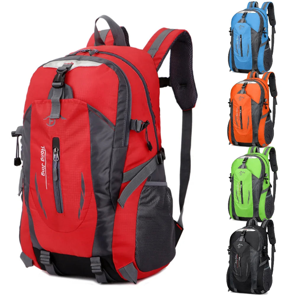 40L Travel Backpack Men and Women Outdoor Mountaineering Hiking Storage Bag Fashion Lightweight Camping Luggage Bags