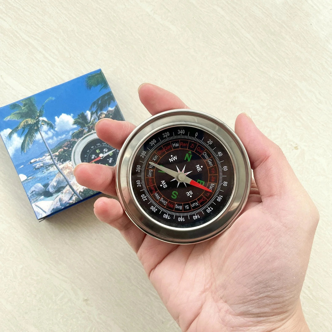 Camping Hiking Compass Navigation Portable Handheld Compass Survival Guider Outdoor Camping Survival Compass