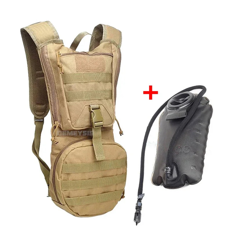 Outdoor Water Bladder Backpack Tactical Combat Training 3L Hydration Water Bladder Bags Hunting Hiking Mountaineering Water Bag