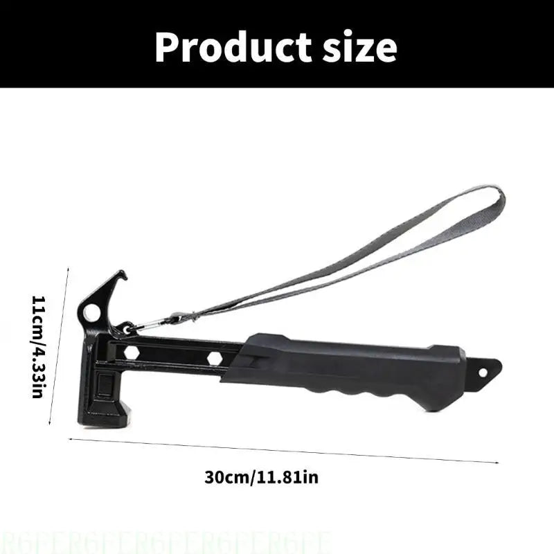 R6FE Camping Hammer Tent Peg Mallets with Peg Remover Multifunction Tent Hammer Outdoor Multifunction Hammer Camping Mallets