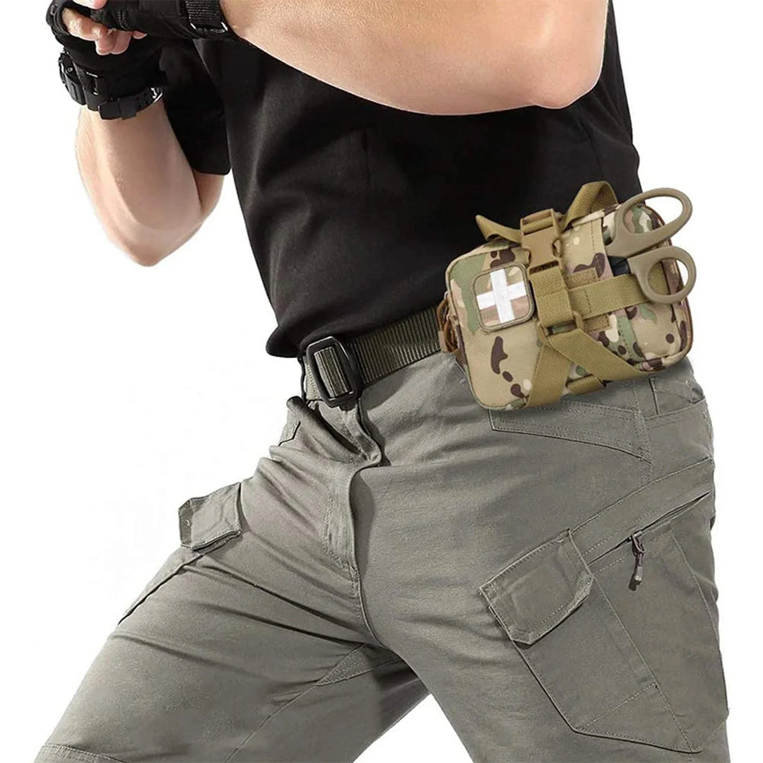 IFAK Trauma Kit First Aid Pouch Emergency Tourniquet Chest Seal Survival Gear and Equipment with Molle Car Travel Hiking