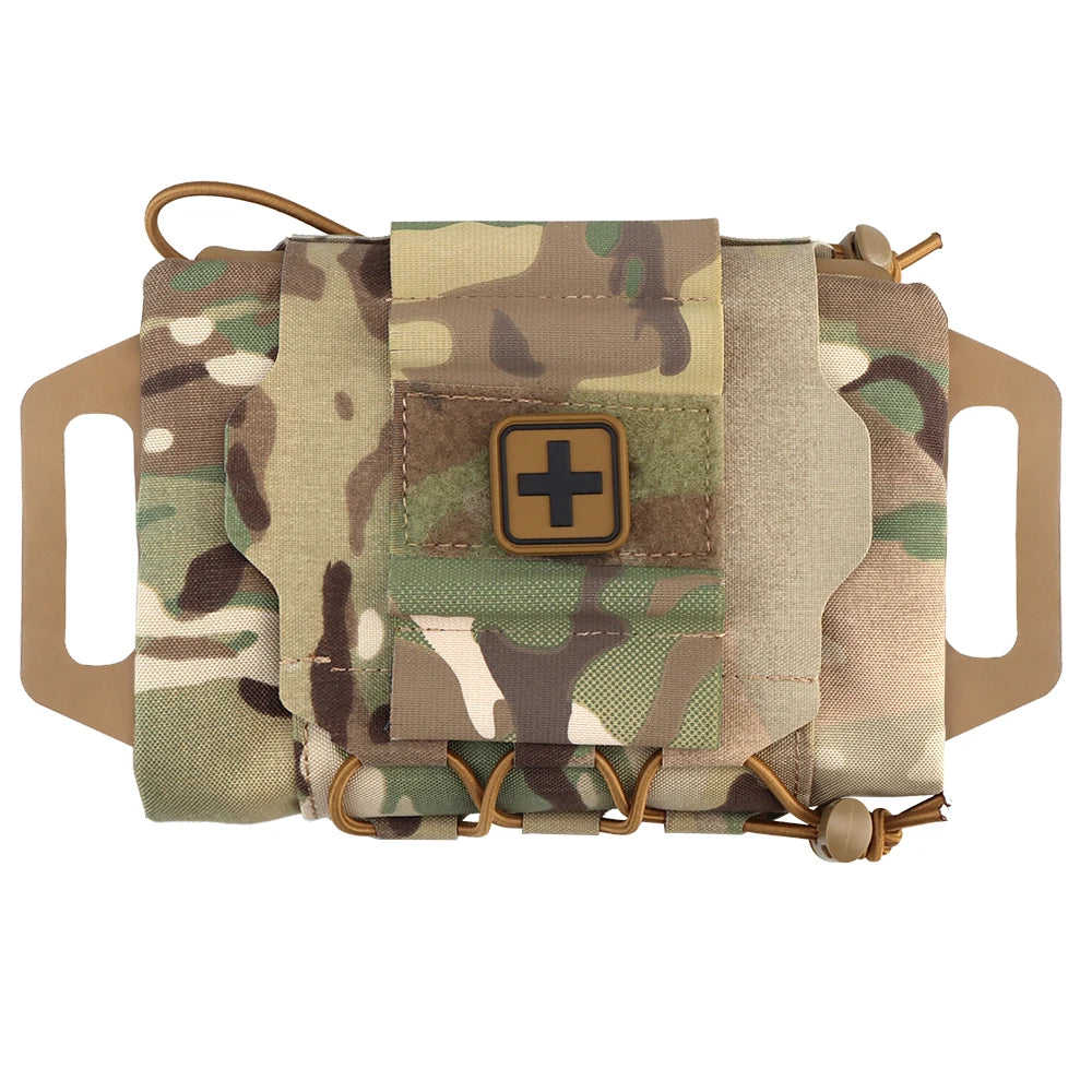 Rapid Deployment First-aid Kit,Tactical MOLLE Medical Pouch/IFAK Kit,Outdoor Hunting Camping&Travel Emergency Survival Care Pack
