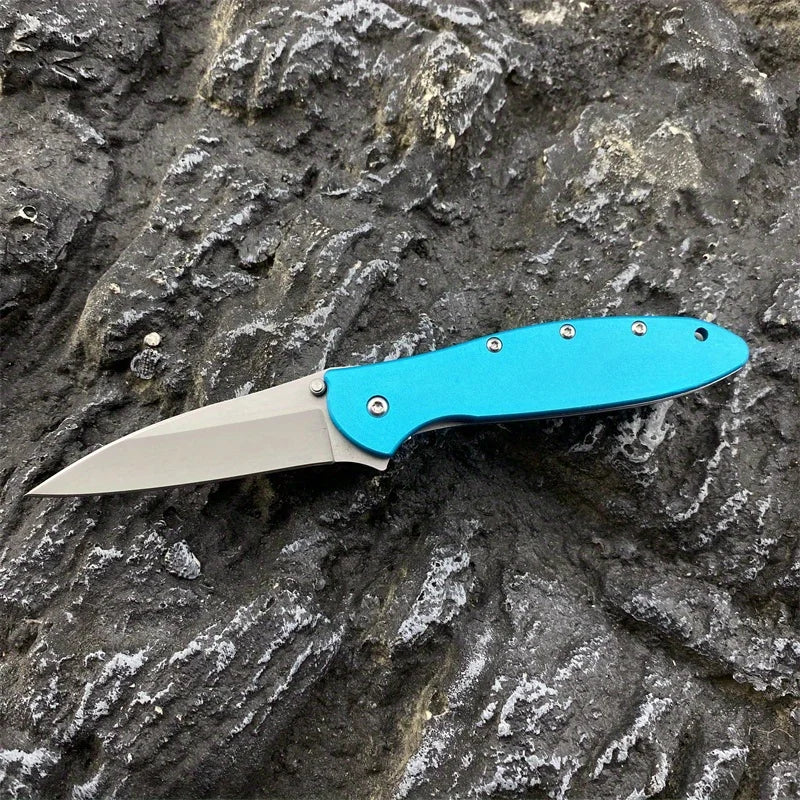 KS 1660 Folding Knife Aluminum Blade Outdoor Camping Adventure Sharp Cut Portable Survival Daily Carry A Multi-purpose Knives
