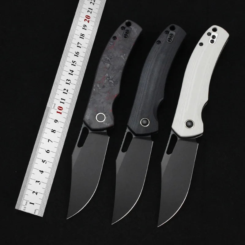 G0041 Pocket Folding Camping Knife 14C28N Blade G10 Handle Survival Hunting Tactical Knives Outdoor Mini Utility Fruit EDC Tools