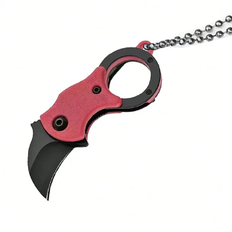 1pc Small Pocket Knife for Men, Carry-on Small Camping Hunting, Portable Pocket Utility for Outdoor Activities