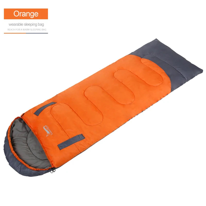 Desert&Fox Wearable Large Sleeping Bag with Arm Holes Adults Sleeping Bags Warm Weather Kids Sleeping Bag for Camping Hiking