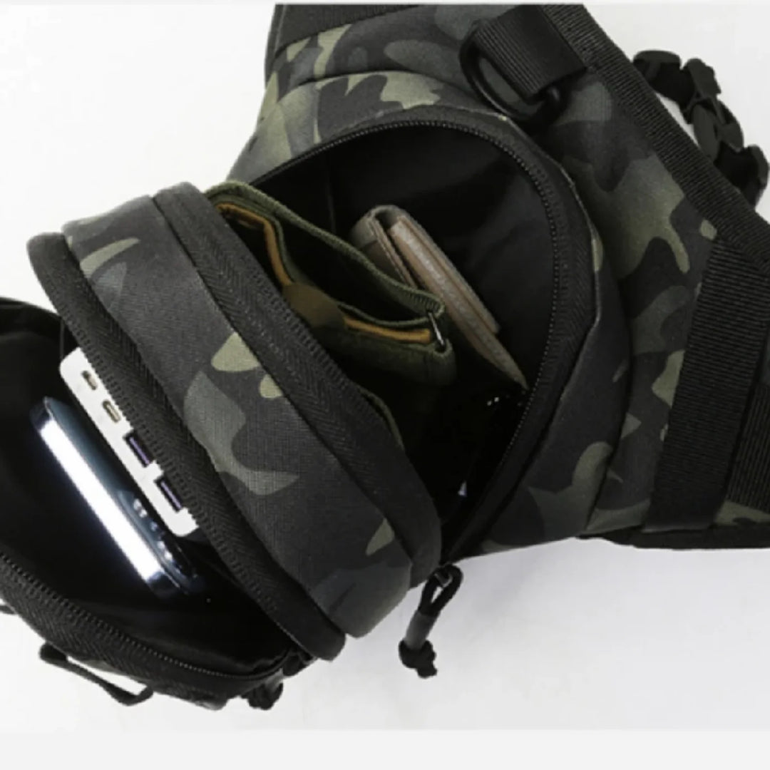 Fishing Lure  Fishing Tackle Leg Pocket Multifunctional Tactical Waist Pack Cycling Chest Bags Outdoor Travel Crossbody