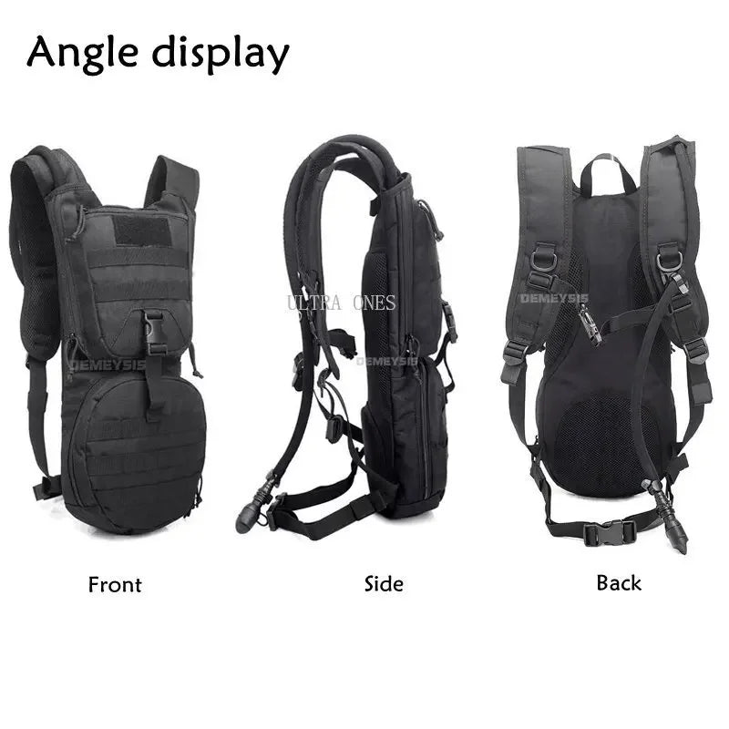 Outdoor Water Bladder Backpack Tactical Combat Training 3L Hydration Water Bladder Bags Hunting Hiking Mountaineering Water Bag