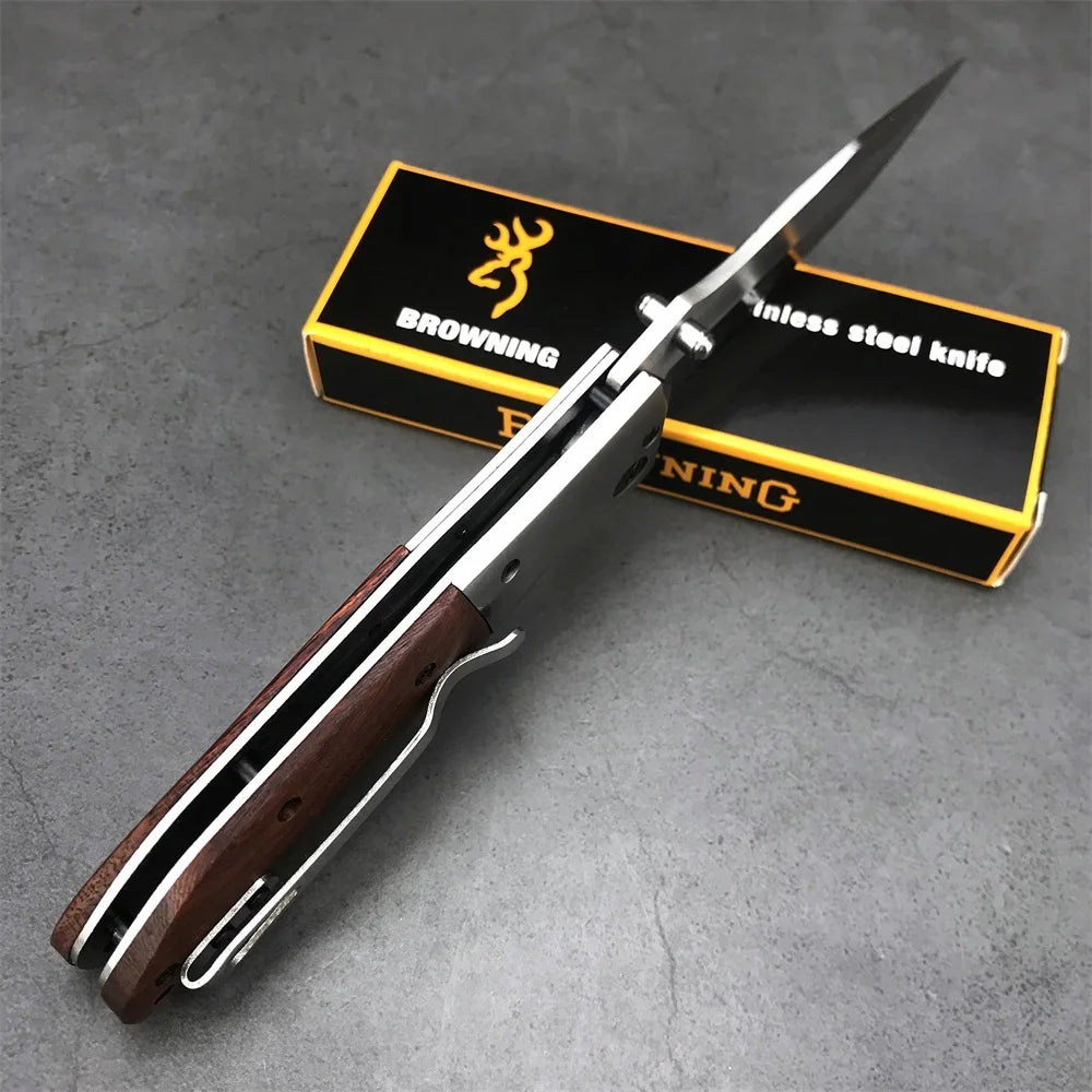 Outdoor Portable Folding Knife for Men High Hardness Survival Military Tactical Pocket Knives for Camping and Fishing