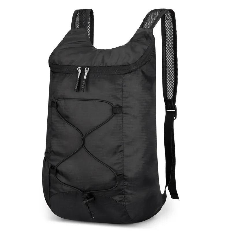 Portable Outdoor Sports Backpack, Ultra Light Large Capacity Folding Backpack, Perfect for Hiking, Biking, Traveling, Commuting