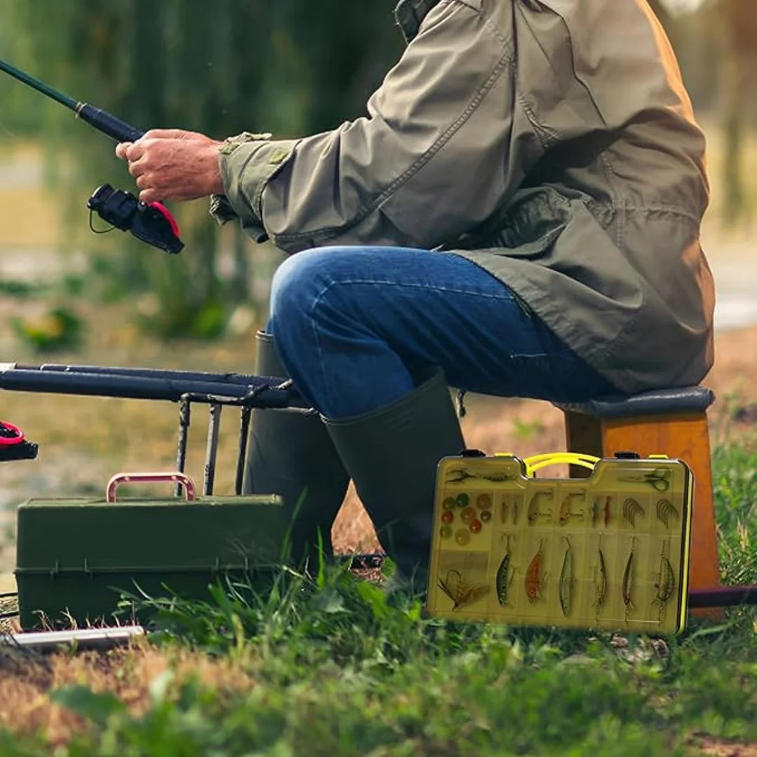 Fishing Box Accessories Storage Box Road Auxiliary Bait Box Tools Storage Box Fish Hook Accessories Storage Box Fishing Supplies
