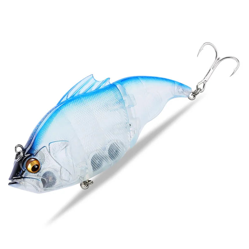 Pike Fishing Vatalion 115mm Vibration Jointed Bait Swimbait Bass Lure 41/43g Fishing Lure Floating  Vatalion 115F Leurre