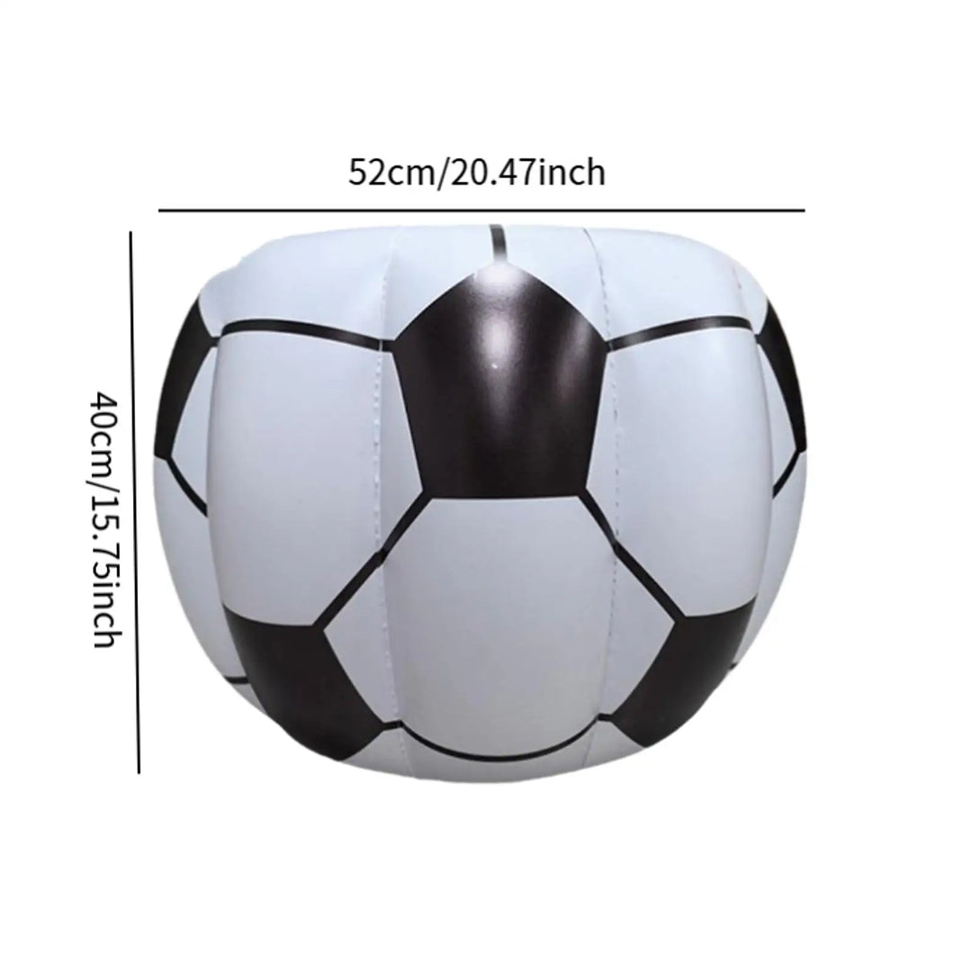 Inflatable Soccer Cooler Ice Bucket Reusable Gift Portable Beverage Serving Container, Beverage Cooler for Party Summer Pool