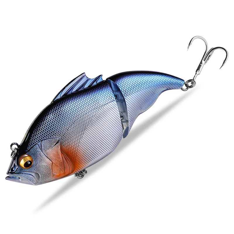 Pike Fishing Vatalion 115mm Vibration Jointed Bait Swimbait Bass Lure 41/43g Fishing Lure Floating  Vatalion 115F Leurre