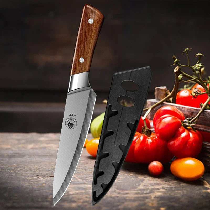 Professional Japanese Knife Multifunction Butcher Knives BBQ Cutter Chef Knives Meat Fish Slicing VegetablesCutter Cleaver Knife