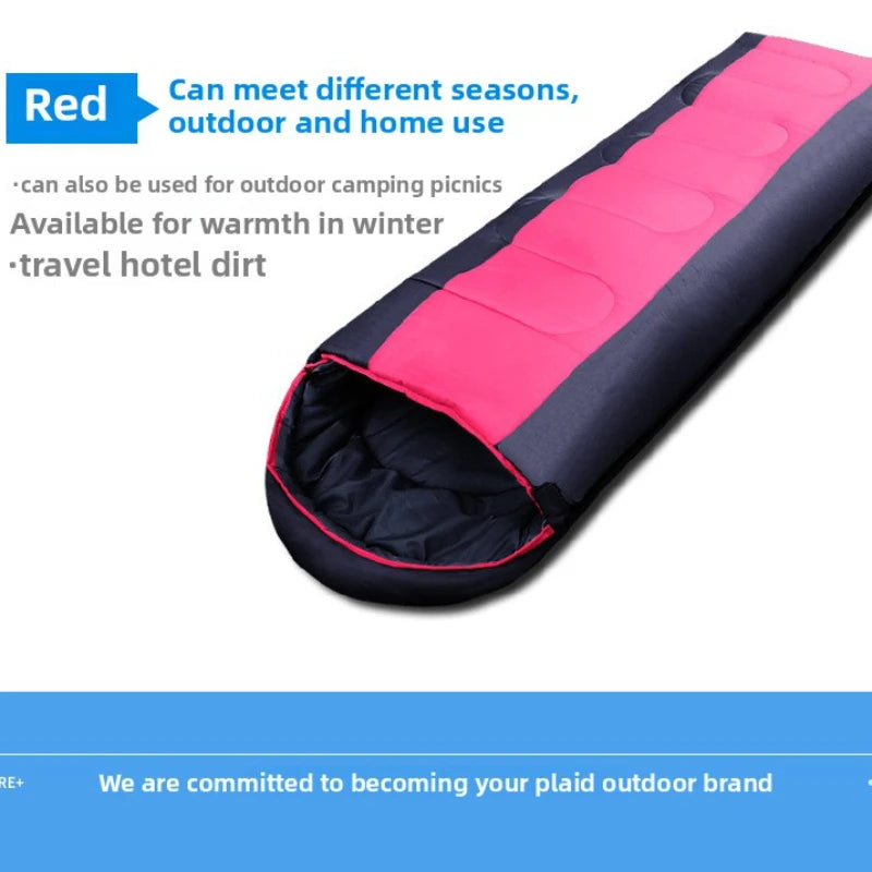 Outdoor sleeping bags adult camping adult camping warm cotton sleeping bags practical ways to ensure quality all the year round.
