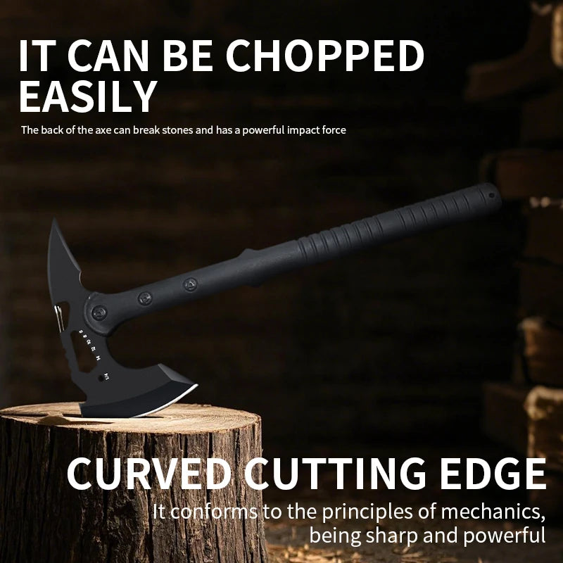 Multi-function Survival - Camping Axe  - Multitool Axe with , Off-Roading, Outdoor Adventures, Emergency Breaching Multi Tool Ki