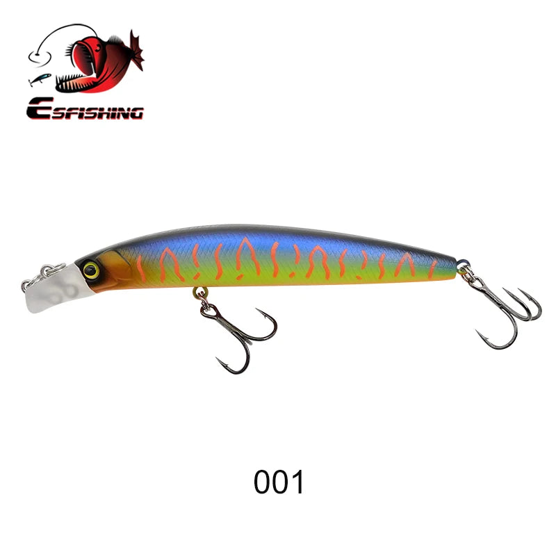 KESFISHING Floating Hard Lure 10cm 9.5g Dive 0.1-0.5m Quality Professional Minnow Choose Different Depth Top Water Fish