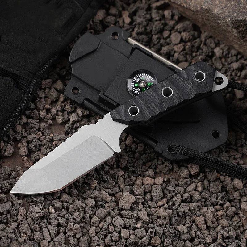 Knife Multi-functional fixed blade knife used at home as a fruit knife can also be used as a camping knife 440C steel outdoor ca
