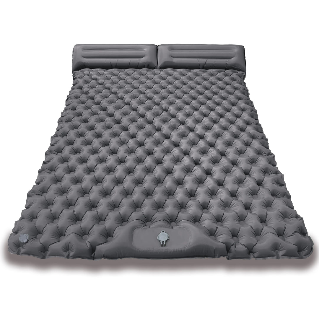 Double Dot Air Mattress for Couples, Inflatable Lounger Pad for Pool/Beach/Camping, Portable Tpu Bed