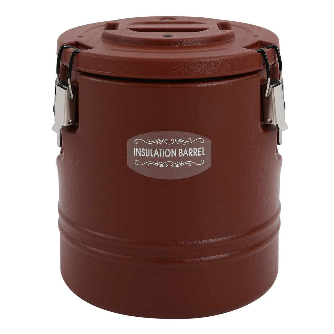 Food Warmer with 15L Capacity, Insulated Stainless Steel Bucket, Sealing Lid, Exhaust Valve, Keeps Food Hot and Cold for Hours