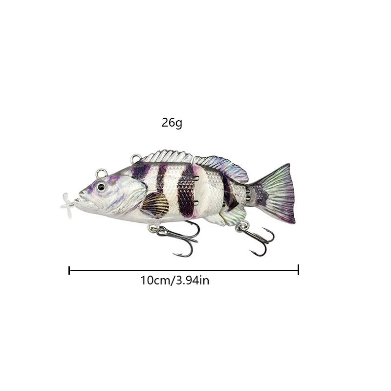 Fishing Lure 10cm/26g Crankbait Wobblers 3D Eyes Perch Artificial Bait Pike Carp Bait Swim Bait Fishing Pesca