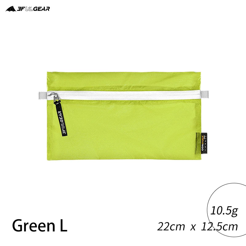 3F UL GEAR Wear-resistant Finishing Bag Ultralight Stuff Sack Multipurpose Sundries Bag A Toiletries Bag Storage Bag Splashproof