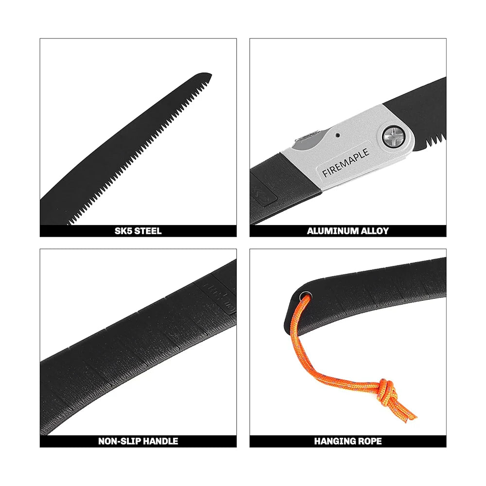 Fire-Maple Hand Saw Woodworking Folding SK-4 Hacksaw Sharp Camping Saw Portable Hand Tools Multifunctional Outdoor Logging Saw