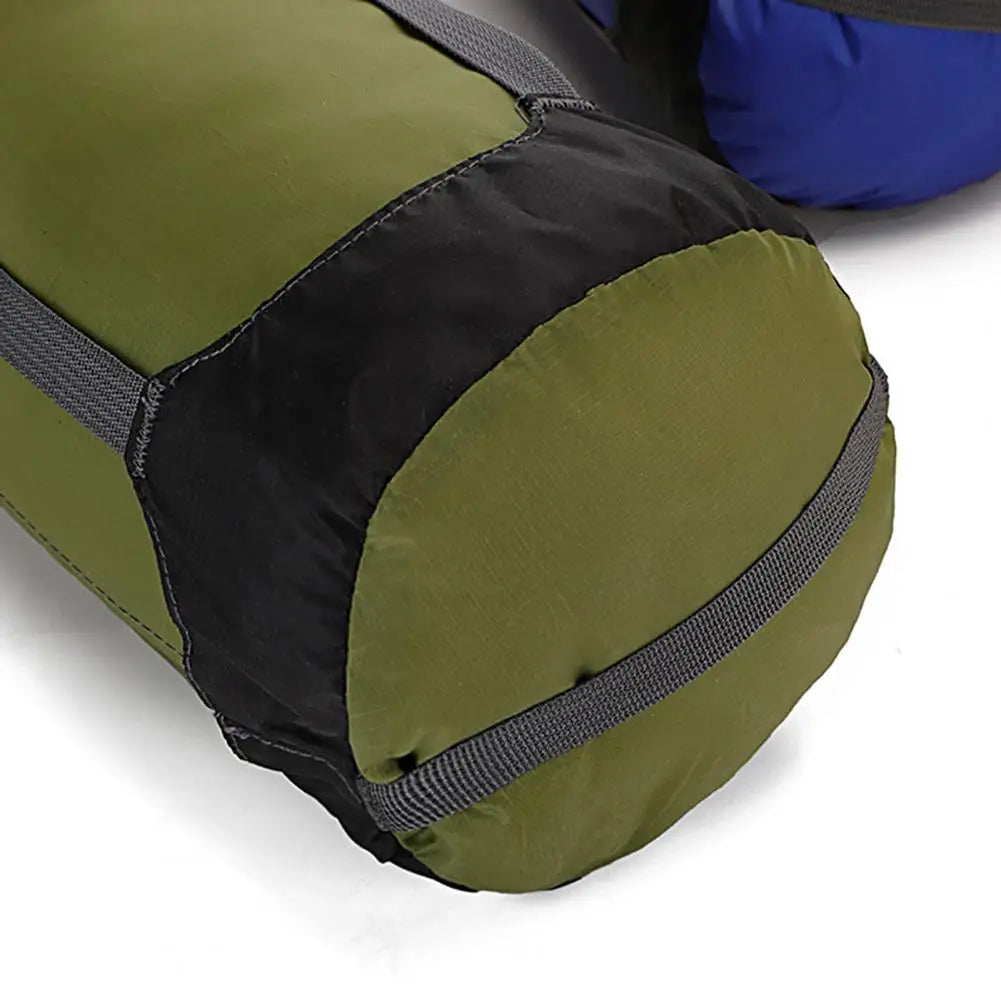 8/15/25/35L Sleeping Bag Compression Sack Drawstring Ultralight Waterproof Buckle Storage Nylon Down Jacket Duvet Stuff Bag