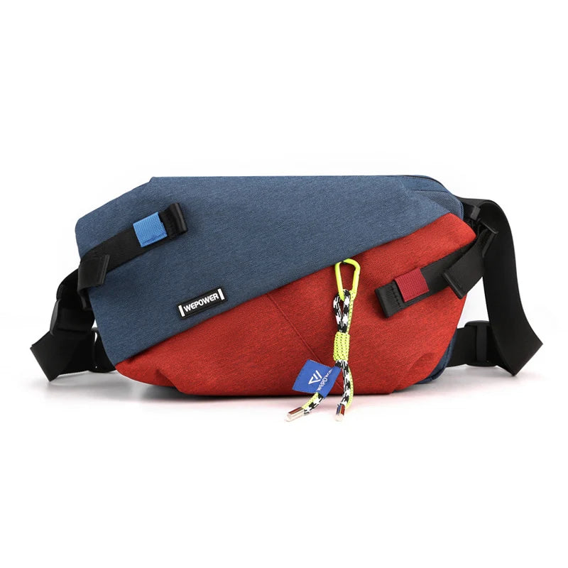 High Quality Nylon Panelled Waist Packs 2024 New Brand Unisex Chest Pack Casual Outdoor Travel Crossbody Bag Men Wasit Belt Bags