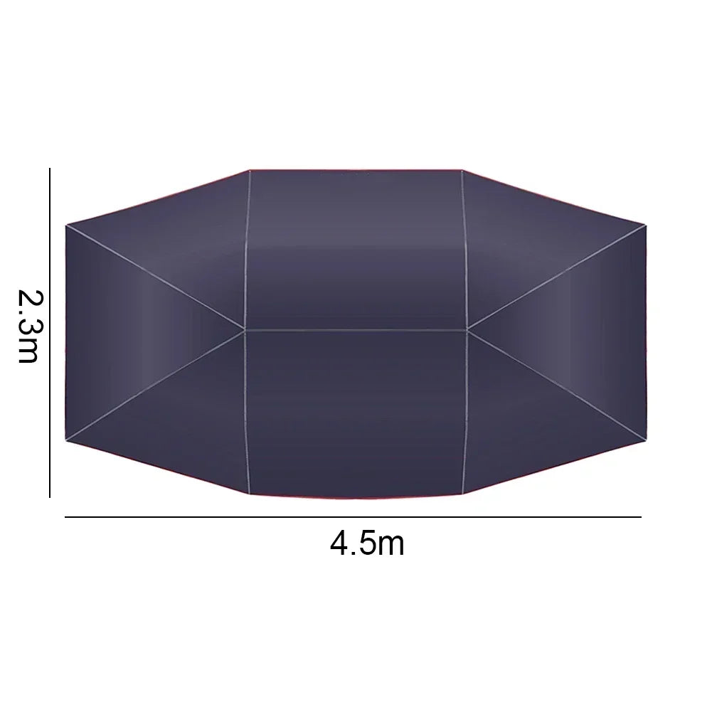 Car Roof Sun Umbrella Car Roof Cloth Dustproof And Uv Resistant Outdoor Waterproof Folded Portable Canopy Cover New