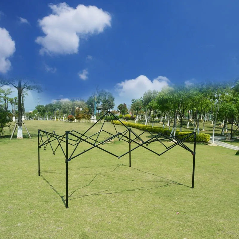Outdoor pop-up canopy Gazebo Tent beach camping instant canopy 10x10 feet (khaki color) Convenient to carry