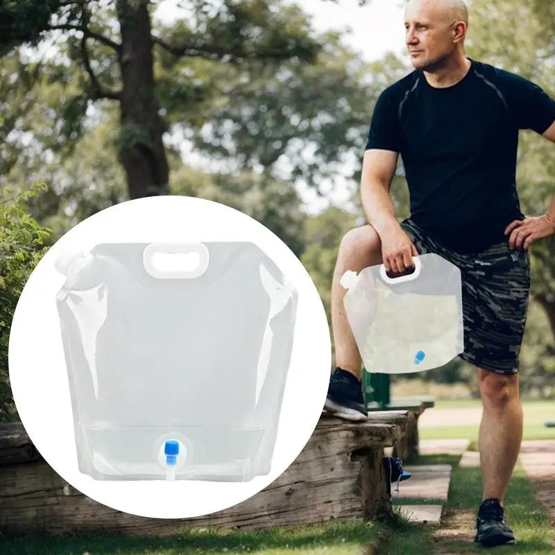 Outdoor Portable Water Bag Water Jug Container Bag Foldable Hydration Jug Large capacity water storage bag for Sports Camping