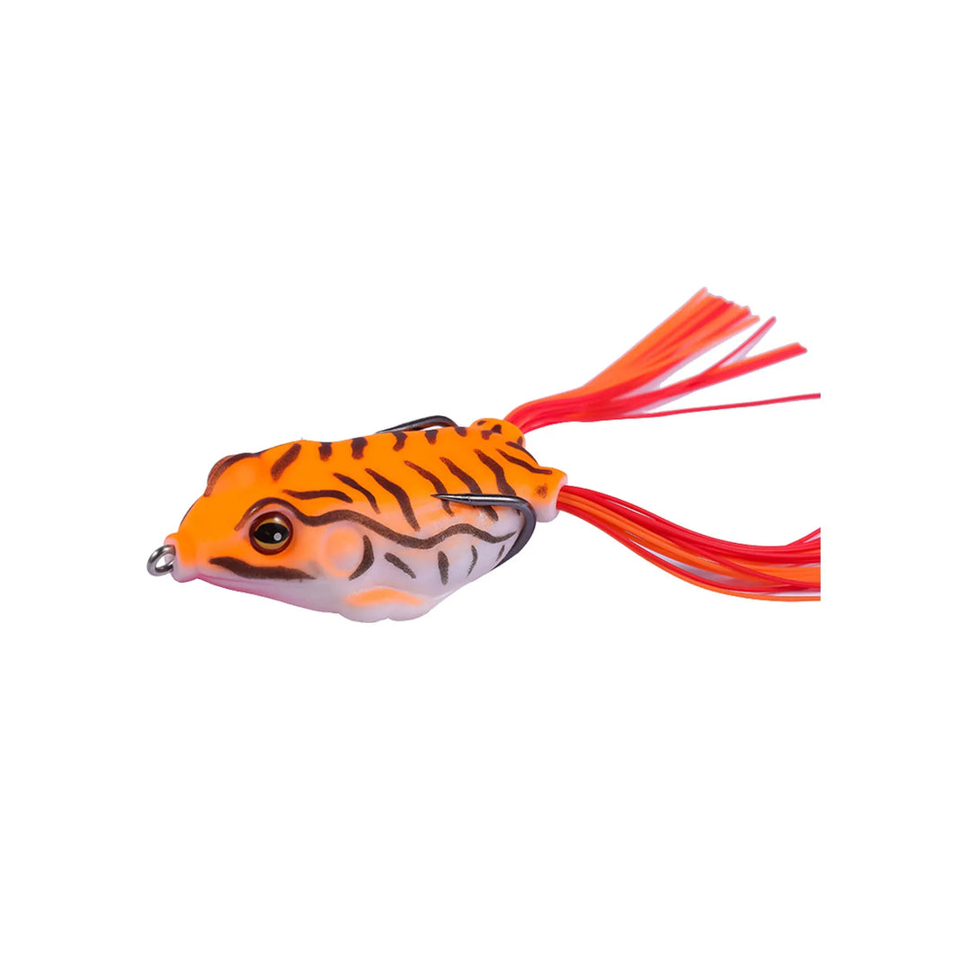 Fishing Lures Frogs Top Water Frogs Bass Fishing Lures3D Eyes Realistic Body Pattern Popping Frog Lure For Bass Fishing Weedless